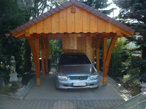 Individuelles Carport - Kundenprojekt Individuelle Carports für Sie von uns gefertigt - holzvogt ist Ihr Profi für die Region Ravensburg, Friedrichshafen und Markdorf