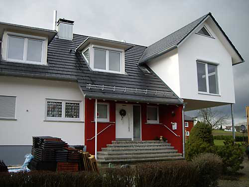 Dachstuhl - Referenz holzvogt - Referenzen, Dachsanierung, Dach sanieren, Dach neu, neues Dach, Dach neu eindecken, Vordach, Dachgaupen, Garagendächer, Garagendach, Friedrichshafen, Markdorf, Oberteuringen, Deggenhausertal